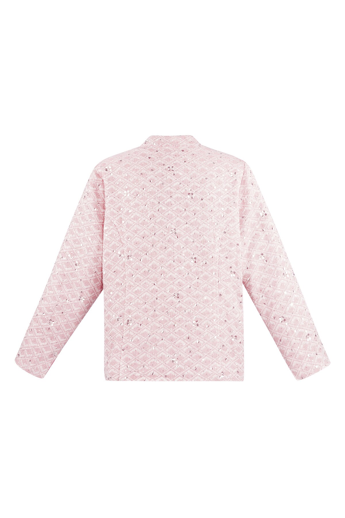 Fabric jacket with glitter - pink Picture7